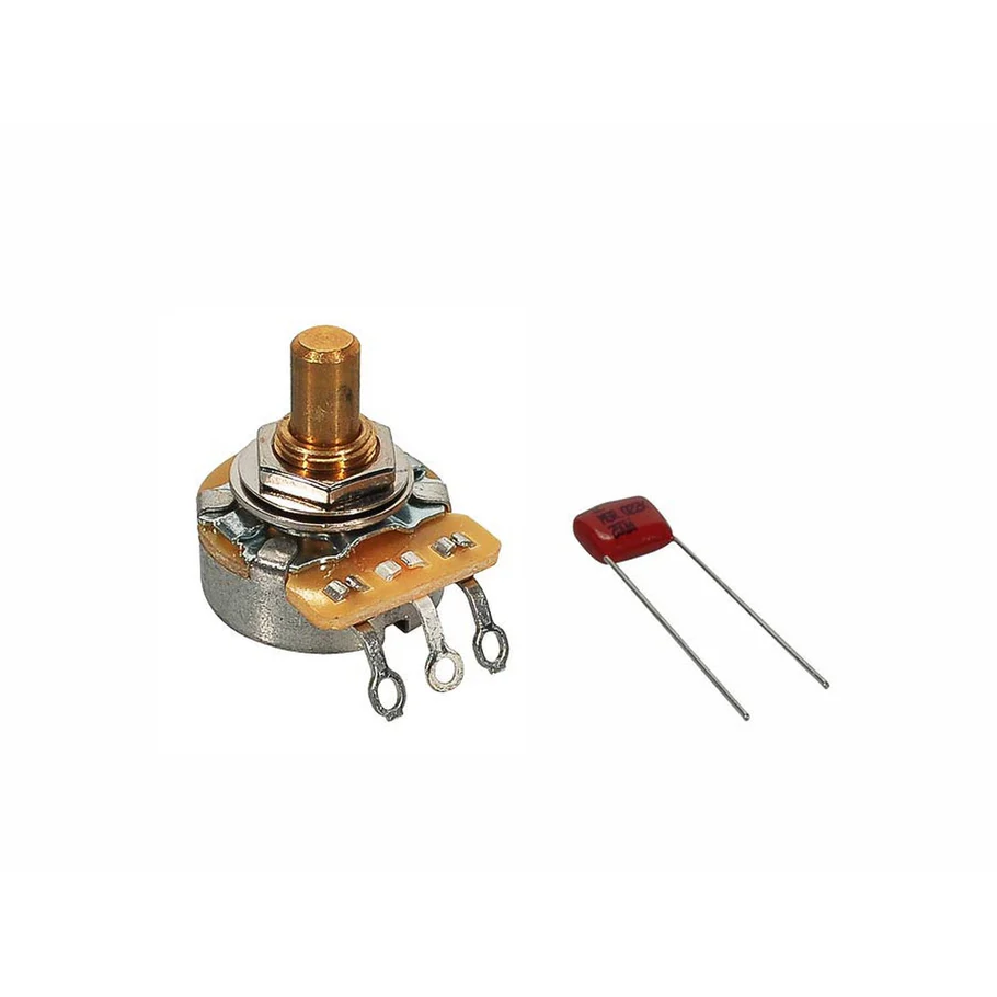 Fender 250K No-Load Solid Shaft Potansiyometre Volume or Tone Yedek Parça